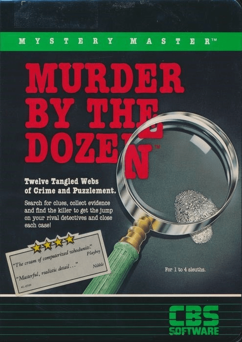 Mystery Master : Murder by the Dozen box art for Commodore 64